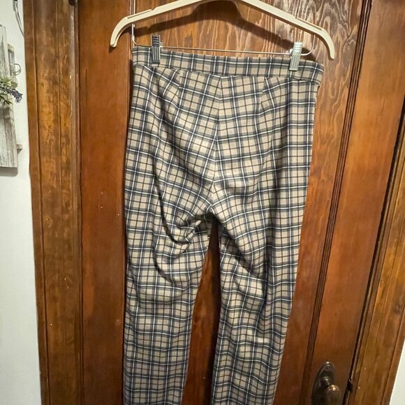 Sanctuary Carnaby Plaid Kick Crop Pants, Size M - Picture 4 of 5